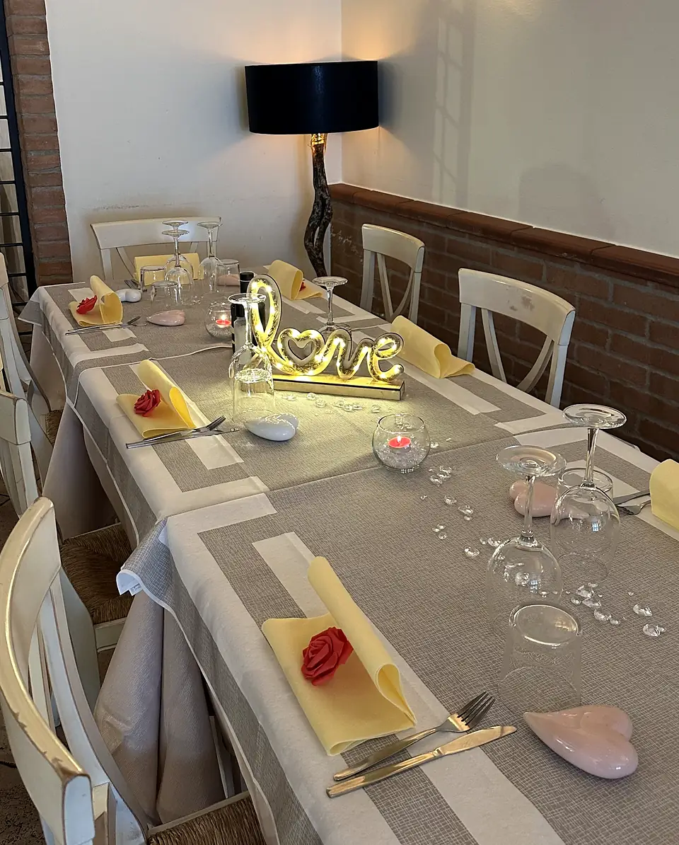 A table set for a celebration